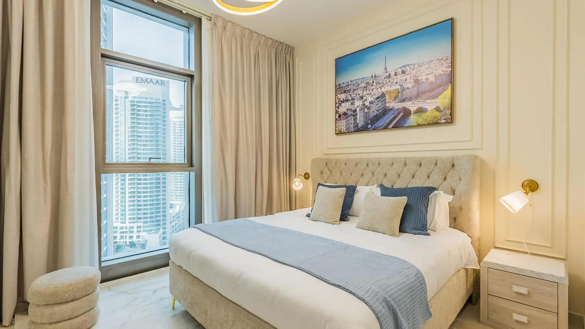 The 'Paris' Condo - Stylish 2Bd With Burj View Dubai
